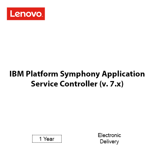 IBM Platform Symphony Application Service Controller (v. 7.x) - license + 1 Year Software Subscription and Support - 250 resource value units - Linux, Win, AIX, Solaris 