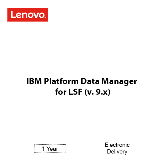 IBM Platform Data Manager for LSF (v. 9.x) - license + 1 Year Software Subscription and Support - 1 simultaneous session - Linux, Win, AIX, Solaris 