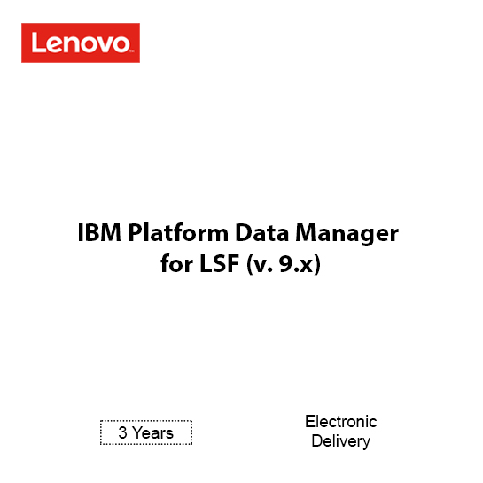IBM Platform Data Manager for LSF (v. 9.x) - license + 3 Years Software Subscription and Support - 1 simultaneous session - Linux, Win, AIX, Solaris 