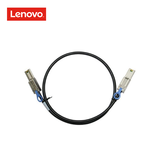Lenovo SAS external cable - 26 pin 4x Mini SAS (M) to 26 pin 4x Mini SAS (M) - 18 ft - for TS3100 3573-L2U, 6173-L2U; TS3200 3573-L4U, 6173-L4U 