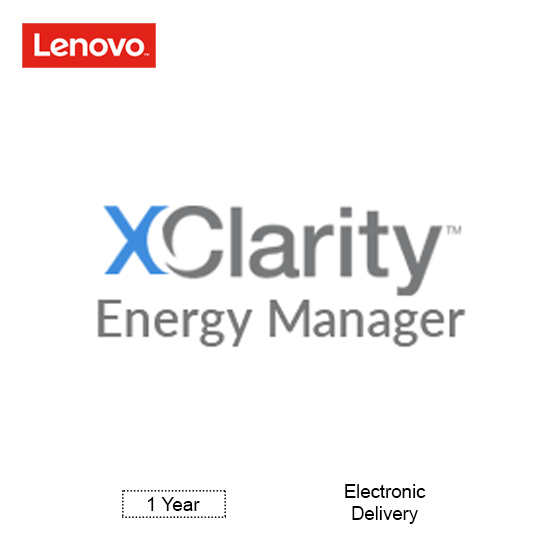 Lenovo XClarity Energy Manager License + 1 Year Software Subscription and Support - 5 nodes - Linux, Win - for Converged HX2310-E 