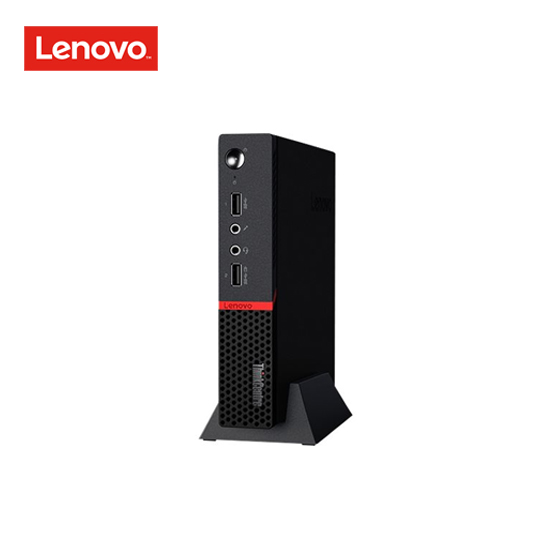 Lenovo ThinkCentre M715q (2nd Gen) 10VL Thin client - tiny - 1 x A10 PRO-8770E / 2.8 GHz - RAM 8 GB - SSD 32 GB - Radeon R7 - GigE - WLAN: 802.11ac, Bluetooth 4.2 - Win 10 IoT Enterprise - monitor: none - keyboard: US - black 