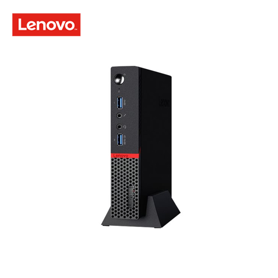 Lenovo ThinkCentre M715q (2nd Gen) 10VL Thin client - tiny - 1 x A10 PRO-8770E / 2.8 GHz - RAM 8 GB - SSD 32 GB - Radeon R7 - GigE - WLAN: 802.11ac, Bluetooth 4.2 - Win 10 IoT Enterprise - monitor: none - keyboard: US - black 