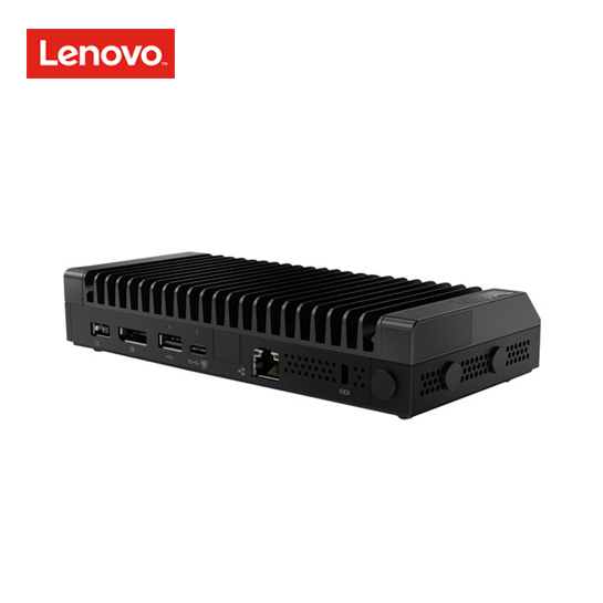 Lenovo ThinkCentre M75n IoT 11BW Nano - Athlon Silver 3050e / 1.4 GHz - RAM 4 GB - SSD 128 GB - TCG Opal Encryption, NVMe - Radeon Graphics - GigE - WLAN: 802.11a/b/g/n/ac, Bluetooth 5.0 - Lenovo Terminal Operating System V2 - monitor: none - keyboard: US - black (bottom), iron gray (top cover), black (mid bezel) - TopSeller 