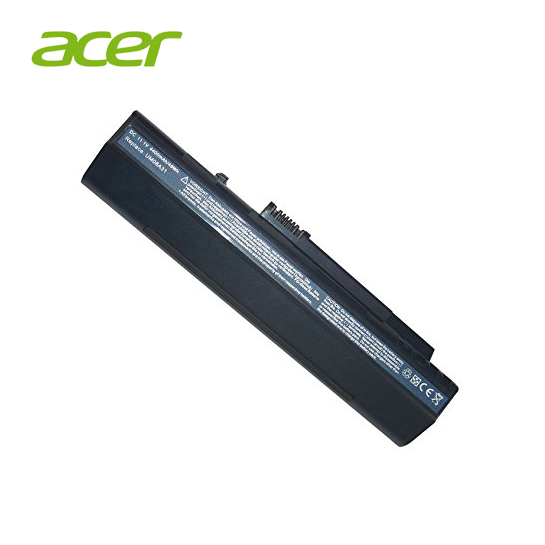 White Battery For Aspire One Aod250 & 150 Series Netbooks, 6 Cell 5200Mah 
