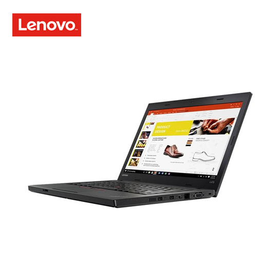 Lenovo ThinkPad L470 20J5 Core i3 7100U / 2.4 GHz - Win 10 Pro 64-bit - 8 GB RAM - 128 GB SSD - 14" IPS 1920 x 1080 (Full HD) - HD Graphics 620 - Wi-Fi 5, Bluetooth - black 