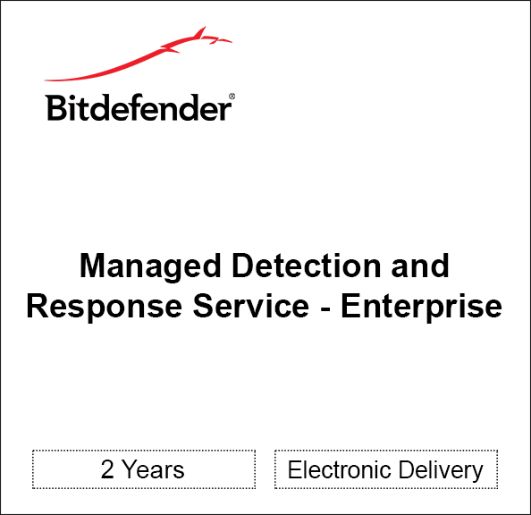 BitDefender Managed Detection and Response Services Enterprise Subscription license (2 years) - volume - 250-499 licenses 