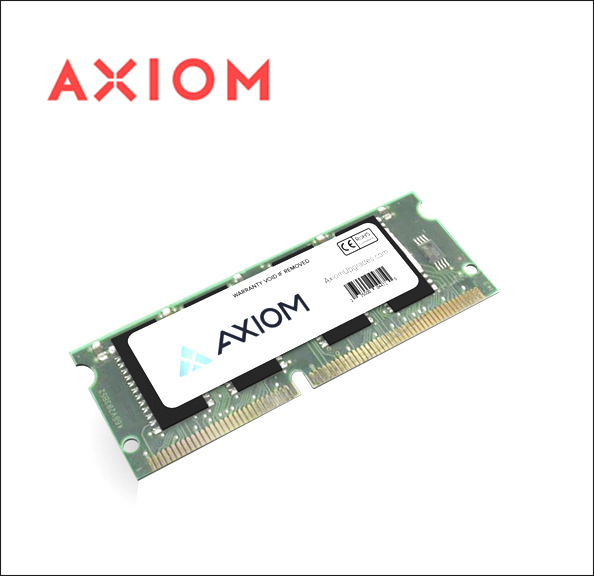 Axiom DDR2 - module - 512 MB - SO-DIMM 144-pin - 400 MHz / PC2-3200 - unbuffered - non-ECC - TAA Compliant - for HP LaserJet P4014, P4015; LaserJet Enterprise 600 M601, 600 M602, 600 M603, 700, P3015 