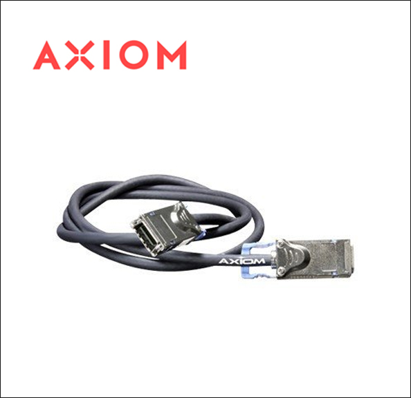 Axiom SAS external cable - 4 x InfiniBand (M) to 4 x InfiniBand (M) - 3.3 ft - for HPE Smart Array P600 Controller; StorageWorks Modular Smart Array 50 