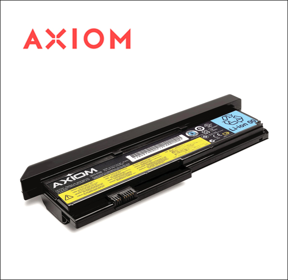 Axiom AX Notebook battery (equivalent to: IBM 43R9255, IBM 42T4540, IBM 42T4542) - lithium ion - 9-cell - for Lenovo ThinkPad X200; X200s; X200si; X201; X201i; X201s 
