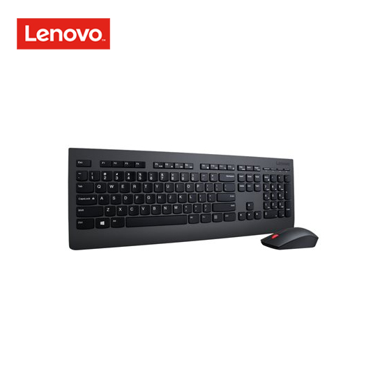 Lenovo Professional Combo Keyboard and mouse set - wireless - 2.4 GHz - US - for IdeaCentre AIO 3 24; 3 27; 5 24; 5 27; ThinkPad L15 Gen 2; P14s Gen 2; T14 Gen 2 