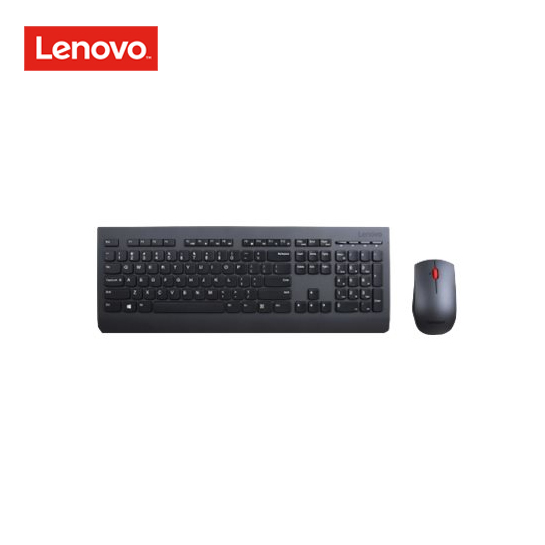 Lenovo Professional Combo Keyboard and mouse set - wireless - 2.4 GHz - Spanish - Latin America - for 100e Chromebook (2nd Gen) AST; 300e Chromebook (2nd Gen) AST; IdeaPad Flex 5 14IIL05; V15 