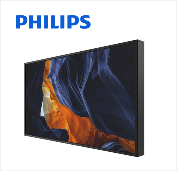 55In Commercial Ultra High Brightness (24X7) Display, Fhd (1920X1080), 2,500 Cd/ 