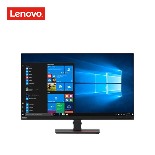 Lenovo ThinkVision T32h-20 LED monitor - 32" (32" viewable) - 2560 x 1440 WQHD @ 60 Hz - IPS - 350 cd/m² - 1000:1 - 4 ms - HDMI, DisplayPort, USB-C - raven black 