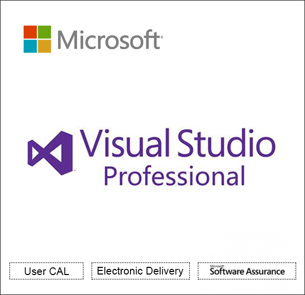 Microsoft Visual Studio Professional With MSDN All Language License