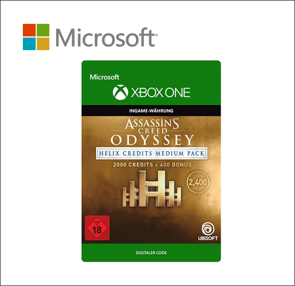 Assassins Creed Odyssey: Helix Credits Medium Pack Xbox virtual currency - 2400 credits - download - ESD Software Assurance,Subscription License,Software Licensing