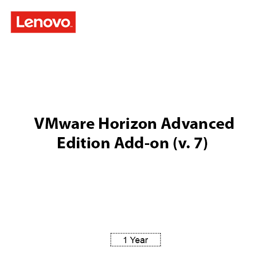 Lenovo VMware Horizon Advanced Edition Add-on (v. 7) - license + 1 Year Subscription and Support - 10 named users - OEM - does not include vSphere, vCenter and vSAN 