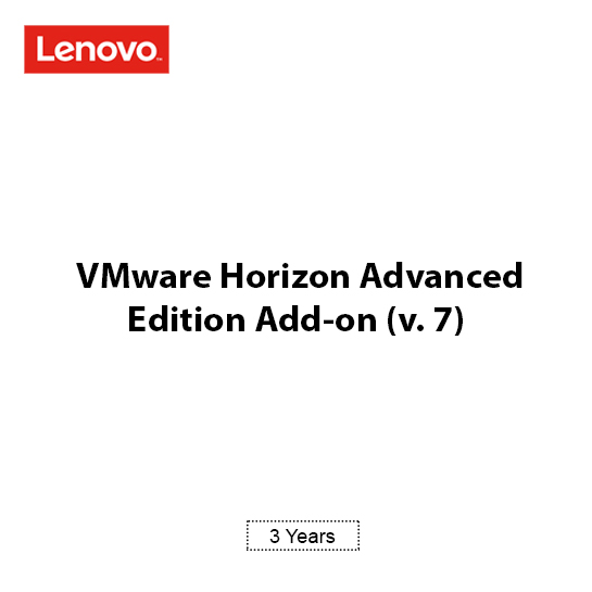 Lenovo VMware Horizon Advanced Edition Add-on (v. 7) - license + 3 Years Subscription and Support - 10 named users - OEM - does not include vSphere, vCenter and vSAN 