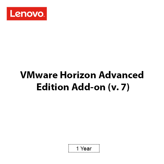 Lenovo VMware Horizon Advanced Edition Add-on (v. 7) - license + 1 Year Subscription and Support - 10 CCU - OEM - does not include vSphere, vCenter and vSAN 