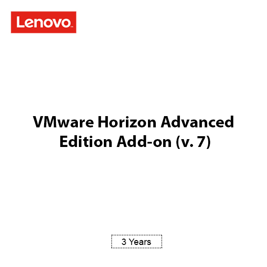 Lenovo VMware Horizon Advanced Edition Add-on (v. 7) - license + 3 Years Subscription and Support - 10 CCU - OEM - does not include vSphere, vCenter and vSAN 