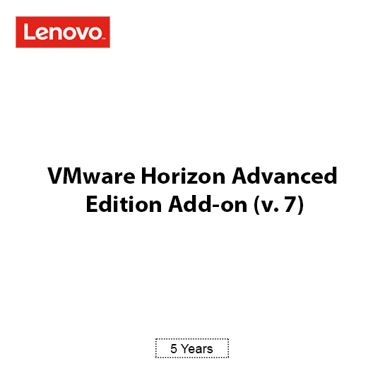 Lenovo VMware Horizon Advanced Edition Add-on (v. 7) - license + 5 Years Subscription and Support - 10 CCU - OEM - does not include vSphere, vCenter and vSAN 