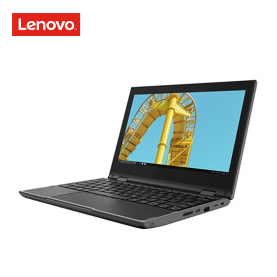 Lenovo 300e (2nd Gen) 81M9 Flip design - Celeron N4120 / 1.1 GHz - Windows 10 Pro National Academic - 4 GB RAM - 64 GB eMMC - 11.6" IPS touchscreen 1366 x 768 (HD) - UHD Graphics 600 - Wi-Fi, Bluetooth - black - kbd: US 