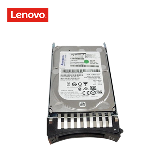 Lenovo Hard drive - 500 GB - hot-swap - 2.5" SFF - SATA 6Gb/s - NL - 7200 rpm - for BladeCenter HS22; System x3100 M5; x3250 M4; x3300 M4; x35XX M4; x36XX M3; x3950 X5 
