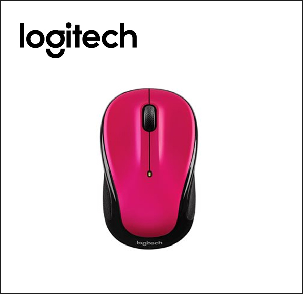 Logitech M325 Color Collection Limited Edition - mouse - optical - 3 buttons - wireless - 2.4 GHz - USB wireless receiver - rose glamour 