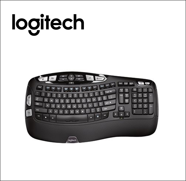 Logitech Wireless Keyboard K350 Keyboard - wireless - 2.4 GHz - English 