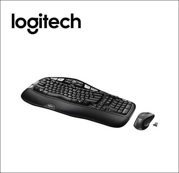 Logitech Wireless Wave Combo MK550 Keyboard and mouse set - wireless - 2.4 GHz - English 