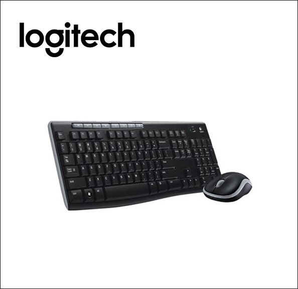 Logitech MK270 Wireless Combo Keyboard and mouse set - wireless - 2.4 GHz - English 