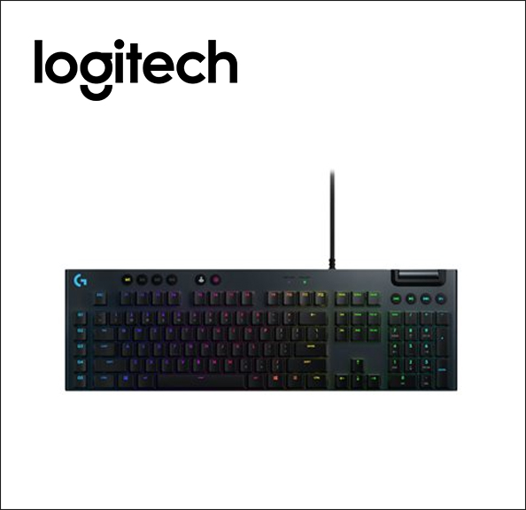 Logitech G815 LIGHTSYNC RGB Mechanical Gaming Keyboard GL Tactile - Keyboard - backlit - USB - key switch: GL Tactile