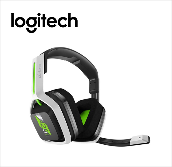 ASTRO Gaming A20 Wireless Headset Gen 2 for Xbox Series X|S, Xbox One, PC, Mac Headset - full size - 2.4 GHz - wireless - white, green 