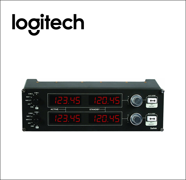 Logitech Flight Radio Panel Flight simulator instrument panel - wired - for PC 