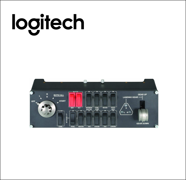 Logitech Flight Switch Panel Flight simulator instrument panel - wired - for PC 