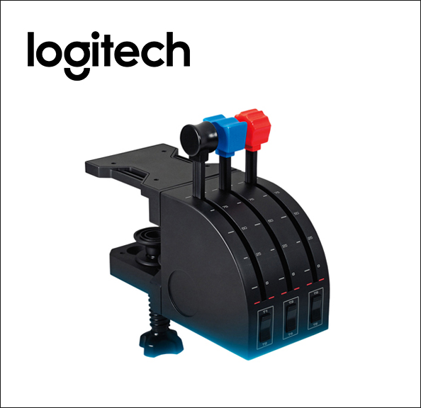 Logitech Flight Throttle Quadrant Throttle - wired - for PC 