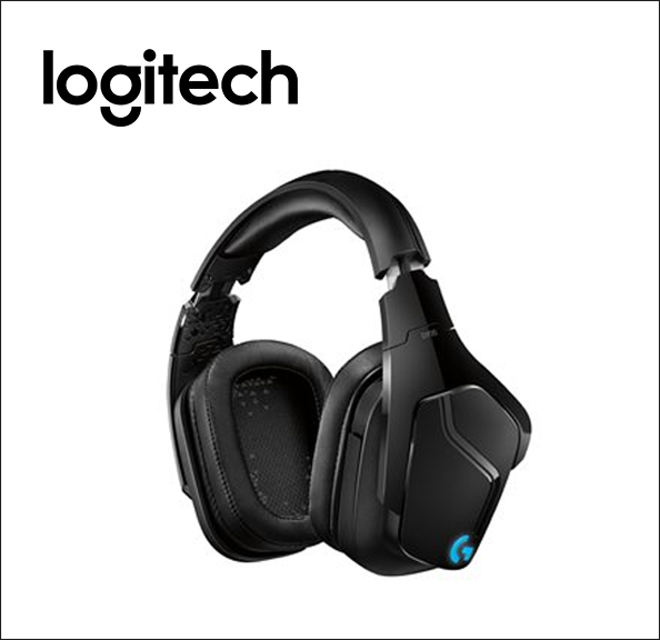 Logitech Gaming Headset G935 Headset - 7.1 channel - full size - 2.4 GHz - wireless - 3.5 mm jack - black, blue 
