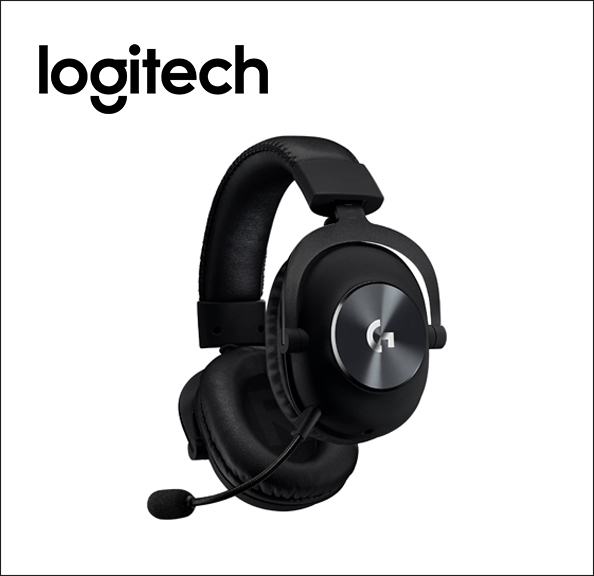 Logitech G Pro Headset - full size - wired - 3.5 mm jack - noise isolating - black 