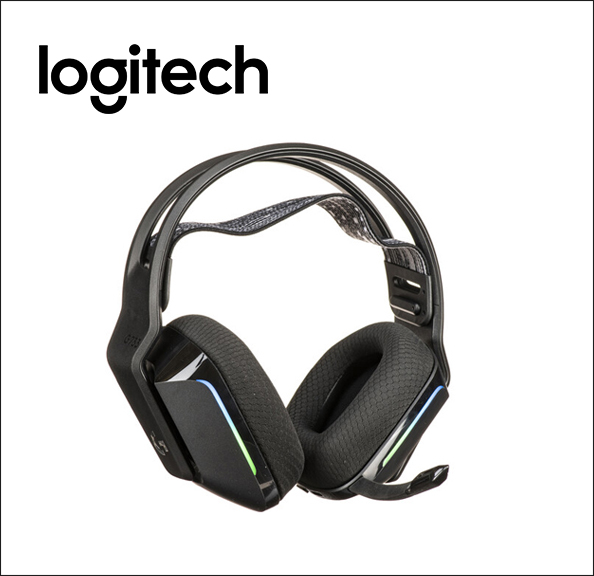 Logitech G733 LIGHTSPEED Wireless RGB Gaming Headset Headset - 7.1 channel - full size - 2.4 GHz - wireless - black 