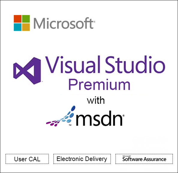 Microsoft Visual Studio Premium with MSDN License & software assurance - 1 user - Open Value - additional product, 1 Year Acquired Year 2 - Win - All Languages Software Licensing,Software Assurance