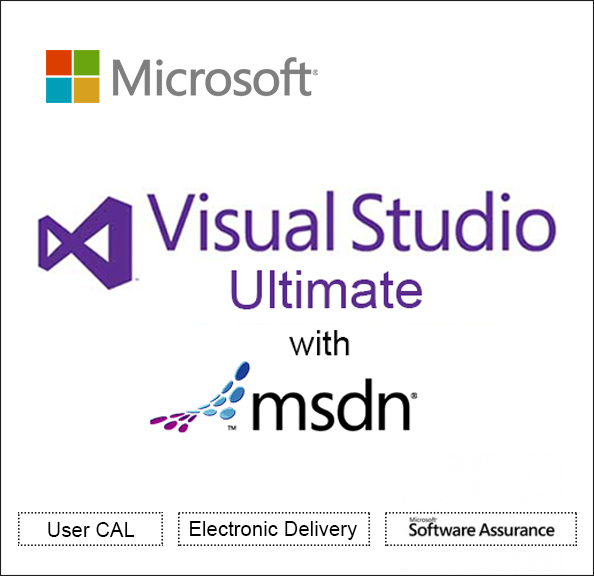 Microsoft Visual Studio Ultimate with MSDN License & software assurance - 1 user - Open Value - additional product, 1 Year Acquired Year 1 - Win - All Languages Software Licensing,Software Assurance