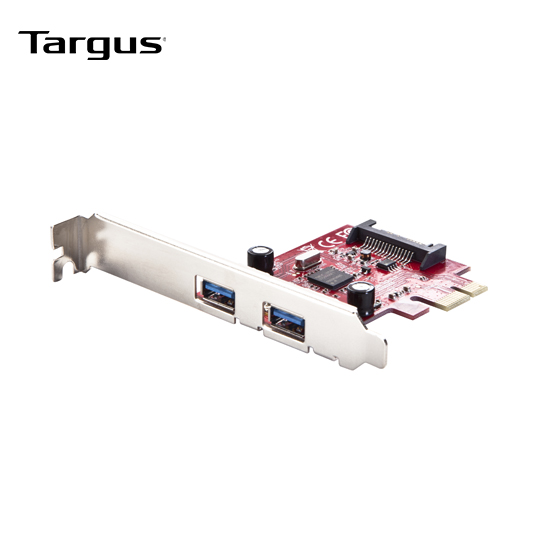 Targus USB 3.0 PCle Card SATA Powered - USB adapter - PCIe - USB 3.0 x 2 