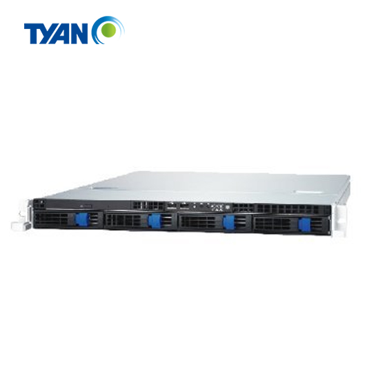Tyan Transport GT20 B2925G20V4H-E Server - rack-mountable - 1U - 1-way - no CPU - RAM 0 GB - SATA - hot-swap 3.5" bay(s) - no HDD - CD-ROM - GigE - monitor: none 