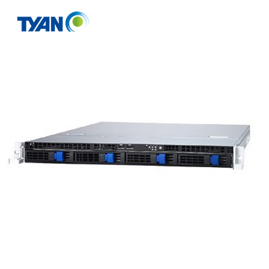 Tyan Transport GT28 B2935G28V4H Server - rack-mountable - 1U - 4-way - no CPU - RAM 0 GB - SATA - hot-swap 3.5" bay(s) - no HDD - Volari Z9s - GigE - monitor: none 
