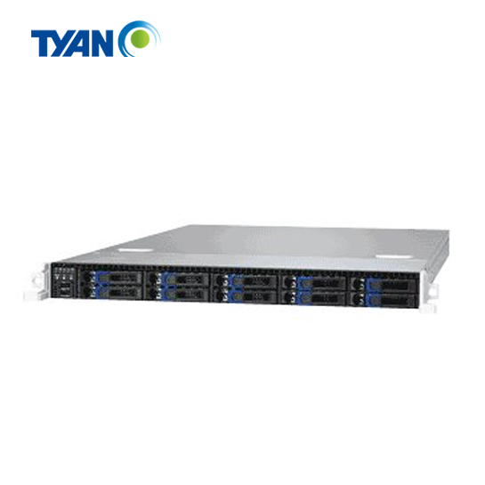 Tyan GT62BB7076 Server - rack-mountable - 1U - 2-way - no CPU - RAM 0 GB - hot-swap 2.5" bay(s) - no HDD - AST2400 - GigE - no OS - monitor: none 