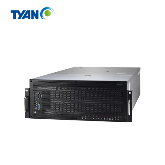 Tyan Thunder HX FA77-B7119 Server - rack-mountable - 4U - 2-way - no CPU - RAM 0 GB - SATA - hot-swap 2.5", 3.5" bay(s) - no HDD - AST2500 - GigE, 10 GigE - no OS - monitor: none 