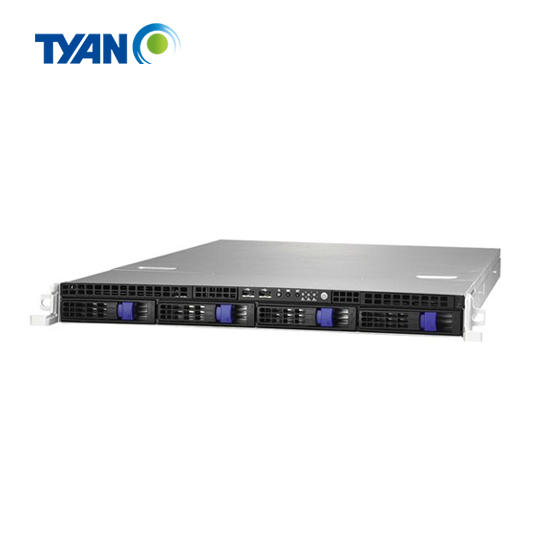Tyan B8236G24V4H-IL Server - rack-mountable - 1U - 2-way - no CPU - RAM 0 GB - SATA - hot-swap 3.5" bay(s) - no HDD - ASPEED AST2050 - GigE - no OS - monitor: none 