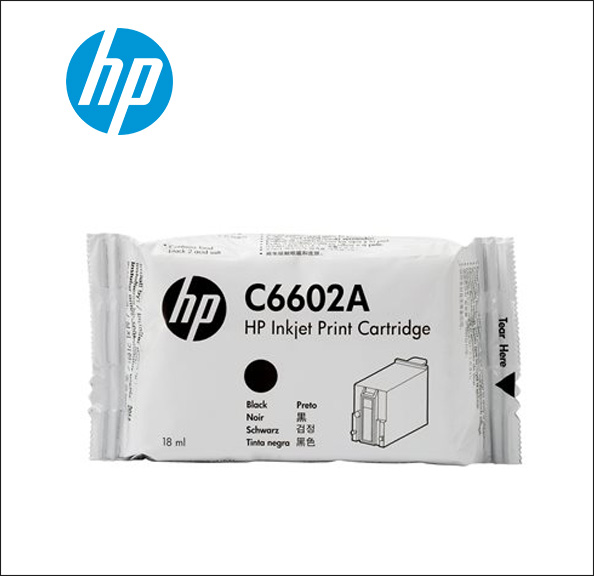 HP 18 ml - black - original - ink cartridge - for Addmaster IJ 6080, 6160, 7100; Ithaca BANKjet 2500; KITCHENjet 1000; POSjet 1000, 1500 