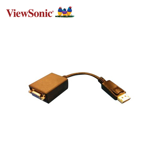 ViewSonic Video converter - DisplayPort - VGA - for ViewSonic VG2249, VG2253, VG2449, VG2453, VG2753; Ergonomic VG2249; XG Gaming XG2703 