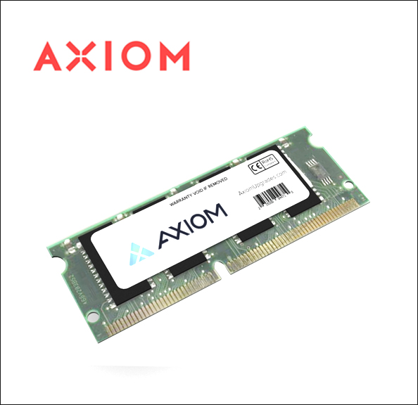 Axiom AX DDR2 - module - 256 MB - SO-DIMM 144-pin - 400 MHz / PC2-3200 - unbuffered - non-ECC - for HP Color LaserJet CP1510, CP1515, CP1518; LaserJet M2727, P2015, P3005 